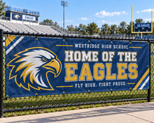 Load image into Gallery viewer, School Athletic Field Fencing & Stadium Mesh Banners