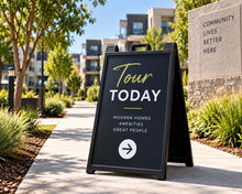 Load image into Gallery viewer, Deluxe A-Frame Signs | Real Estate & Property Management