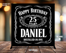 Load image into Gallery viewer, Whiskey Birthday Banner | Tennessee Whiskey | Liquor | Happy Hour
