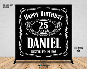 Whiskey Birthday Banner | Tennessee Whiskey | Liquor | Happy Hour