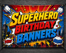 Load image into Gallery viewer, Superhero Banners | Personalized Custom Banners