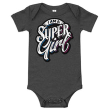 Load image into Gallery viewer, Super Girl Baby Short Sleeve One Piece