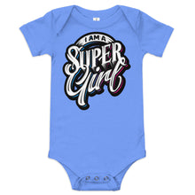 Load image into Gallery viewer, Super Girl Baby Short Sleeve One Piece