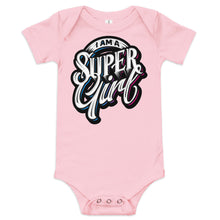 Load image into Gallery viewer, Super Girl Baby Short Sleeve One Piece