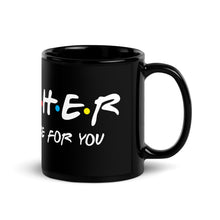 Load image into Gallery viewer, Friends Style Teacher Black Glossy Mug