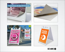 Load image into Gallery viewer, A-Frame Sign | STANDARD Signicade | Sidewalk Sign | 24"W x 36"H