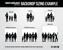 Load image into Gallery viewer, Backdrop Banner | Step &amp; Repeat | Backdrop | Banner | Photo Backdrop
