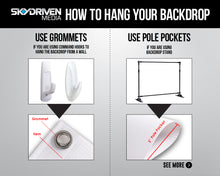 Load image into Gallery viewer, banner and backdrops