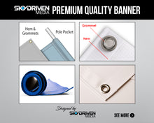 Load image into Gallery viewer, Vinyl Banner | Full Color | Premium Quality | Personalized Custom Banner