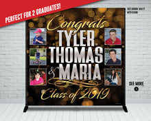 Load image into Gallery viewer, Graduation Backdrop Banner | Graduation Party | Ceremony