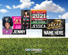 Load image into Gallery viewer, Graduation Yard Signs | 24"x18" | Double-Sided | Waterproof