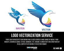 Load image into Gallery viewer, Logo Vectorization Digitizing Service | Logo Conversion | Vector Logo | Vector Art | Company Logo | Drawing