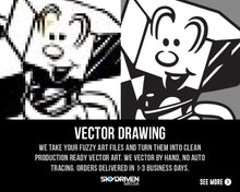 Load image into Gallery viewer, Logo Vectorization Digitizing Service | Logo Conversion | Vector Logo | Vector Art | Company Logo | Drawing