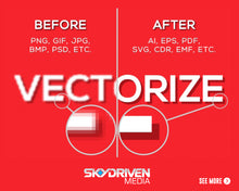 Load image into Gallery viewer, Logo Vectorization Digitizing Service | Logo Conversion | Vector Logo | Vector Art | Company Logo | Drawing