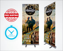 Load image into Gallery viewer, Standard Retractable Banner Stand | Econo Roll | Roll Up Banner Stand