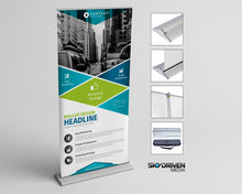 Load image into Gallery viewer, Silverstep Retractable Banner Stand | Deluxe | Silverstep | Roll Up Banner Stand