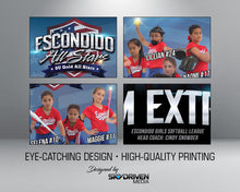 Load image into Gallery viewer, All-Star Baseball Banner | Sports Team | Baseball | Softball | All-Star | League | Team | Sports | Team Sports | Banner | Little League