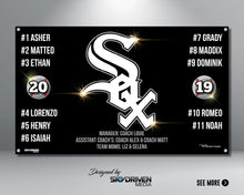 Load image into Gallery viewer, Sports Team Baseball Banner - Personalized Custom Banner