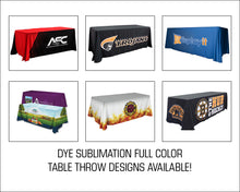 Load image into Gallery viewer, Table Cover | Full Color | 6ft or 8ft