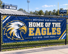 Load image into Gallery viewer, School Athletic Field Fencing &amp; Stadium Banners
