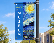 Load image into Gallery viewer, Custom Pole Banners | Street &amp; Light Pole Banners
