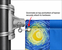 Load image into Gallery viewer, Custom Pole Banners | Street &amp; Light Pole Banners
