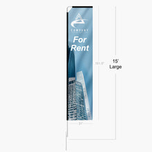 Load image into Gallery viewer, Rectangle Flag | Large | 15 ft.
