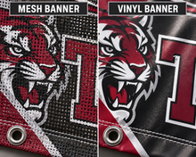 Load image into Gallery viewer, School Athletic Field Fencing &amp; Stadium Mesh Banners
