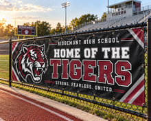 Load image into Gallery viewer, School Athletic Field Fencing &amp; Stadium Banners
