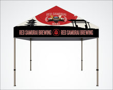 Load image into Gallery viewer, 10 ft. Steel Canopy Tent | Full Color | Dye-Sublimation Graphic | Event Tent | Canopy | Water Proof Coated Fabric | Scratch Resistant
