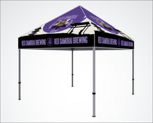 Load image into Gallery viewer, 10 ft. Steel Canopy Tent | Full Color | Dye-Sublimation Graphic | Event Tent | Canopy | Water Proof Coated Fabric | Scratch Resistant
