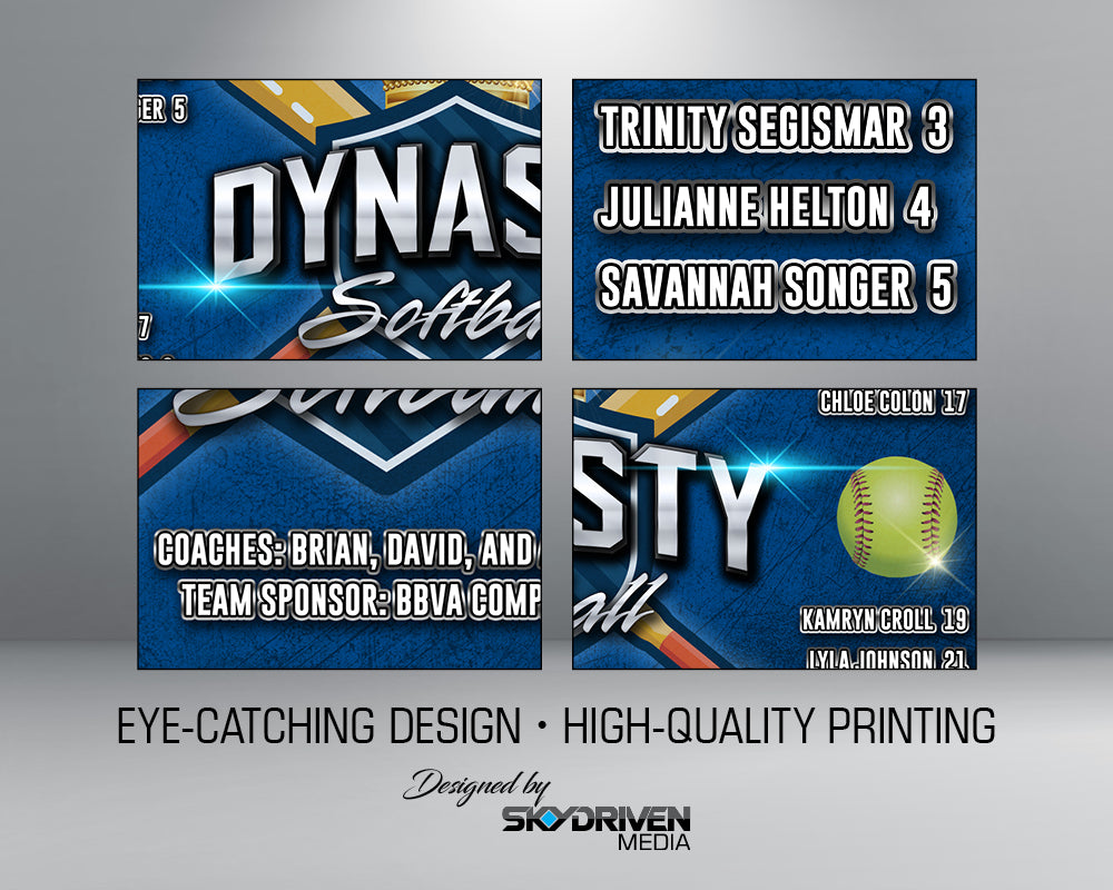 Best Banner Roster Custom Baseball Team Banners