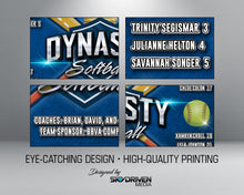 Load image into Gallery viewer, Sports Team Baseball Banner - Personalized Custom Banner
